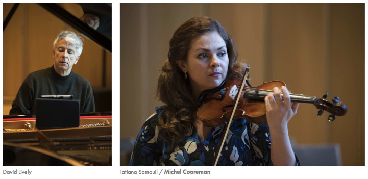 Portraits. Flagey Concert Musique Classique. Tatiana Samouil & David Lively. 2018-05-25